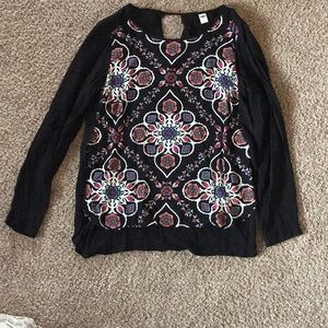 Long sleeve blouse